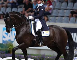 Malin Nilsson and Bon-Ami at the 2017 CDIO Aachen :: Photo © Astrid Appels
