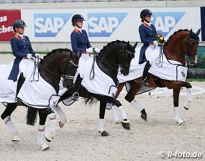 The Dutch team wins the Under 25 Nations Cup at the 2017 CDIO Aachen :: Photo © LL-foto