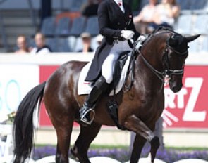 Karoline Valenta and Diego at the 2017 CDIO Aachen :: Photo © Astrid Appels