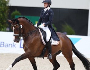 Belgian Olympian Jorinde Verwimp and her 17-year old Tiamo make the Aachen top 10