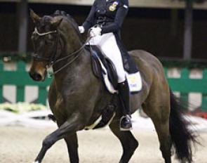 Lo Dahlquist Morkenstam and Welton Five at the 2017 CDI-PJYR Aachen Indoor :: Photo © Astrid Appels