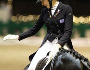 Livanos pats her horse