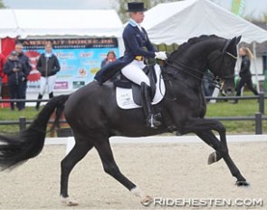 Therese Nilshagen and Dante Weltino OLD at the 2017 CDI Aalborg :: Photo © Ridehesten