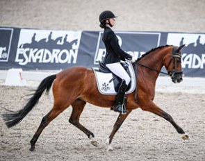 Renee Stadler and Dolce Vita at the 2017 Swiss Dressage Championships :: Photo © Katja Stuppia