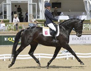 Amy Woodhead and MSJ Zonetta at the 2017 CDI Bolesworth