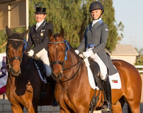 Kathleen Raine on Breanna, Nicholia Clarke on Quincy at the 2017 CDI-W Burbank :: Photo © Terri Miller