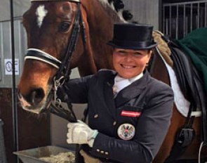 Ulrike Prunthaller and Duccio at the 2017 CDI Caselle di Sommacampagna