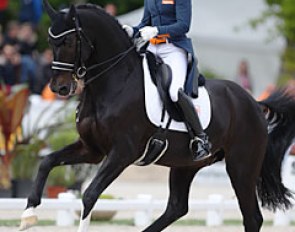 Adelinde Cornelissen and Aqiedo led the Dutch team to a third place in the Nations' Cup. 