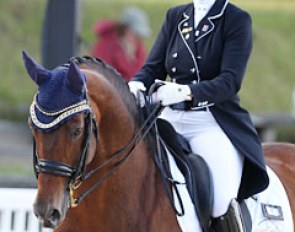 Françoise Hologne-Joux on Alquazar de Massa :: Photo © Astrid Appels