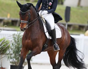 Kristine Moller and Standing O'Vation at the 2017 CDIO Compiègne :: Photo © Astrid Appels