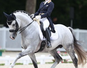 Katrien Verreet's Galliani Biolley ran out of steam at the end of the test. Pity