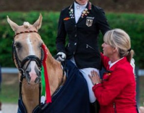 Jana Lang with Cyrill's owner Stefanie Krause-Rothenberger