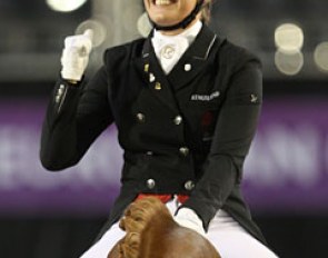 Cathrine Dufour realizes she put in a superb ride