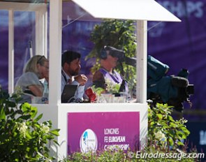 Judge at work at the 2017 European Dressage Championships in Gothenburg :: Photo © Astrid Appels
