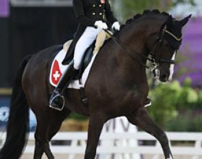 Charlotte Lenherr on Darko of De Niro at the 2017 European Championships :: Photo © Astrid Appels