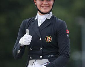 Alexandra Andresen at the 2017 European Young Riders Championships :: Photo © Astrid Appels