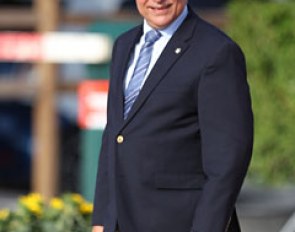 FEI President Ingmar de Vos. The Belgian commutes between Lausanne (SUI) and Kapellen (BEL) so it was easy to visit the Championships in Roosendaal, just half an hour from his home town.