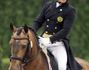 Manuel Vinagre and Almansor at the 2017 European Young Riders Championships in Roosendaal :: Photo © Astrid Appels