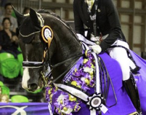 Wendi Williamson and Dejavu MH win the 2017 Pacific League World Cup Final in Feilding :: Photo © Libby Law