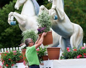 Getting the show grounds ready