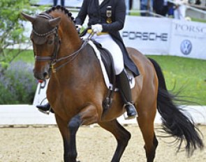 Isabell Werth and Don Johnson at the 2017 CDI Fritzens :: Photo © Max Schreiner