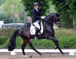 Frederic Wandres and Fior at the 2017 CDN Haftenkamp :: Photo © Ruchel