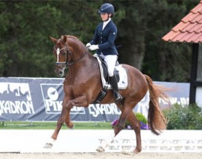 Sina Aringer and AC-DC at the 2017 Hagen Bundeschampionate qualifier :: Photo © M. Feldhaus