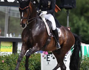 Hannah Erbe and Carlos at the 2017 CDIO-PJYR Hagen :: Photo © Astrid Appels