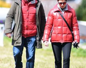 German team trainers Jonny Hilberath and Monica Theodorescu