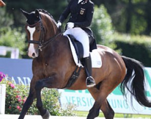 Lana Raumanns and Feodor at the 2017 CDIO-PJYR Hagen :: Photo © Astrid Appels