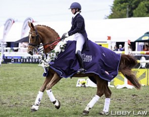 Abbie Deken and KH Ambrose win the 2017 New Zealand Horse of the Year title at the CDI Hastings :: Photo © Libby Law
