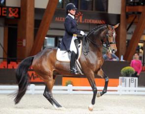 Catherine Haddad Staller and Semper Fidelis at the 2017 CDI Le Mans