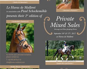 Le Haras de Malleret's Elite Private Sales Weekend on 16 - 17 September 2017