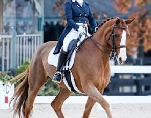 Elma Garcia and Wenesa at the 2017 U.S. Dressage Finals :: Photo © Sue Stickle
