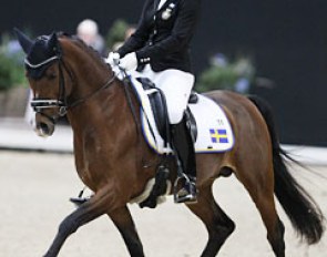 Linnea Holmgren on Fleuramo's Justin :: Photo © Astrid Appels