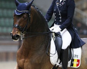 Belgian Françoise Hologne-Joux on Wodan (by Gribaldi)