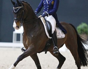 Laurence Roos and Fil Rouge at the 2017 CDI Lier :: Photo © Astrid Appels