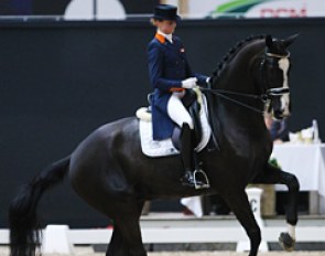 Marieke van der Putten on Ambria at the 2017 CDI Lier :: Photo © Astrid Appels