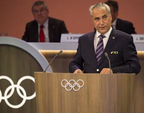 FEI President Ingmar De Vos, who was elected as an IOC Member at the IOC Session in Lima (PER)