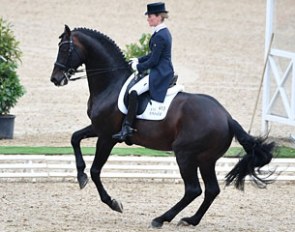 Helen Langehanenberg and Damsey win the Grand Prix Kur at the 2017 CDI Mannheim :: Photo © Karl Heinz Frieler