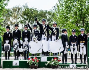 The Italian team wins the CDIO for Junior Riders