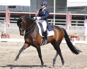 Bernadette Pujals and Baron de Ley W at the 2017 Mexican Dressage Championships :: Photo © Irina Mikhailova