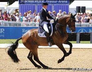 Jan Dirk Giesselmann and Real Dancer at the 2017 CDI Munich :: Photo © LL-foto