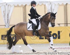Johanna Kullmann and the former European Pony Champion Champ of Class :: Photo © Pony Royal
