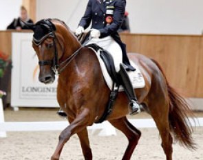 Bianca Nowag and Fair Play RB at the 2017 CDI-U25 Riesenbeck