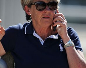 Pinto's trainer Kyra Kyrkund was on the scene