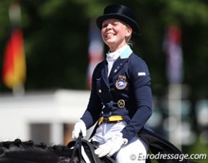 A beaming Therese Nilshagen