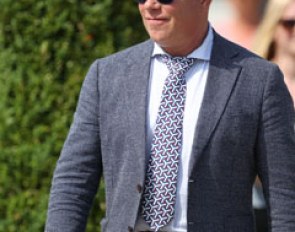 Dutch judge Maarten van der Heijden. He is also the Technical Director for dressage at the Dutch Equestrian Federation