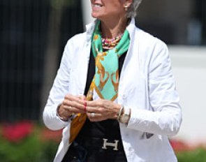 Judge at C for the 3* Grand Prix, Australian Susan Hoevenaars