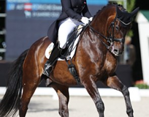 Diana Porsche and Di Sandro at the 2017 CDIO Rotterdam :: Photo © Astrid Appels